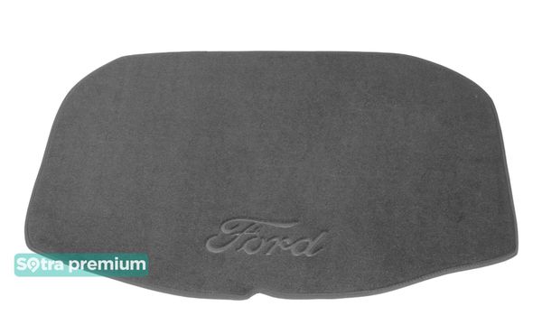 Двошарові килимки Sotra Premium Grey для Ford Explorer (mkV)(розкладений 3 ряд)(багажник) 2010-2019 - Фото 1