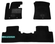 Двошарові килимки Sotra Premium Black для Kia Soul (mkII) 2014-2019 - Фото 1