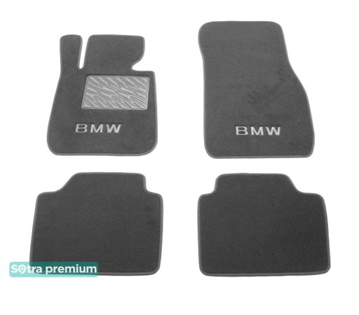 Двошарові килимки Sotra Premium Grey для BMW 3-series (F30; F31; F80) 2012-2018 - Фото 1
