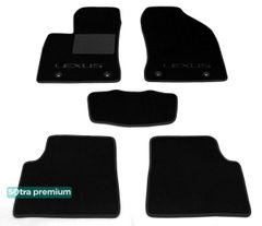 Двухслойные коврики Sotra Premium Black для Lexus CT (mkI) 2011-2022