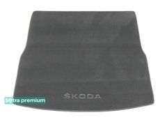 Двошарові килимки Sotra Premium Grey для Skoda Superb (mkII)(універсал)(багажник) 2008-2015