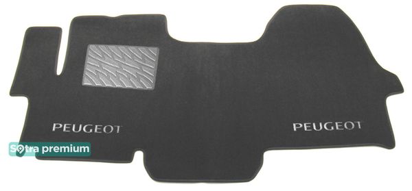 Двошарові килимки Sotra Premium Grey для Peugeot Boxer (mkII)(1 ряд) 2006→ - Фото 1