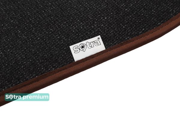 Двухслойные коврики Sotra Premium Chocolate для BMW 3-series (F30; F80)(седан)(багажник) 2012-2019 - Фото 3