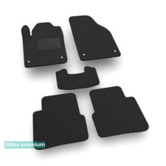 Двошарові килимки Sotra Premium Black для Dodge Dart (mkI) 2012-2016