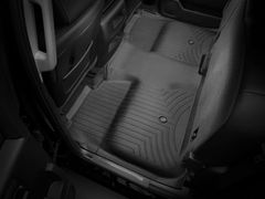 Коврики WeatherTech Black для Chevrolet Silverado (mkIII)(double cab)(no 4x4 shifter)(with short console)(extended 2 row) 2014→ - Фото 3