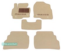 Двошарові килимки Sotra Premium Beige для Mazda CX-5 (mkI) 2012-2017 (USA) - Фото 1