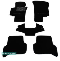 Двухслойные коврики Sotra Premium Black для Seat Altea (mkI) / Toledo (mkIII) 2004-2009