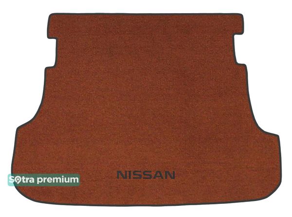 Двошарові килимки Sotra Premium Terracotta для Nissan Terrano II (mkI)(5-дв.)(багажник) 1993-2006 - Фото 1