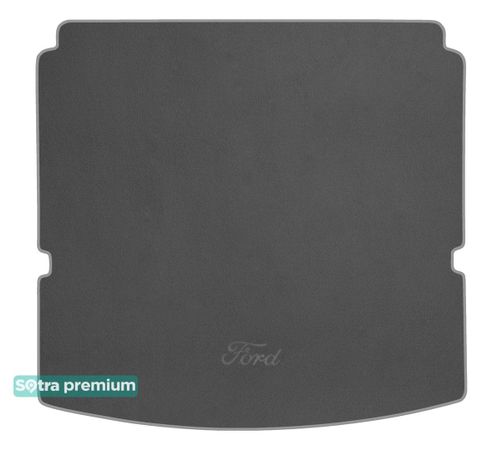 Двошарові килимки Sotra Premium Grey для Ford Galaxy (mkIII)(7 місць)(багажник) 2015-2022 - Фото 1
