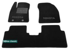Двухслойные коврики Sotra Classic Black для Toyota Avensis (mkIII) 2009-2018