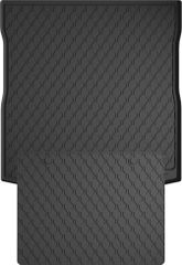 Резиновые коврики в багажник Gledring для Ford S-Max (mkII)(5 мест) 2015-2022 (багажник с защитой)