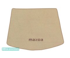 Двошарові килимки Sotra Premium Beige для Mazda CX-5 (mkI)(багажник) 2012-2017