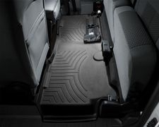 Коврики Weathertech Black для Ford Super Duty (extended cab)(mkIII)(no 4x4 shifter)(1 row - 2pcs.)(no dead pedal) 2011-2012 automatic - Фото 3