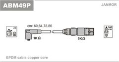 Дроти запалювання Janmor ABM49P для Audi A3 1.6; Volkswagen Bora 2.0 / Caddy 2.0 / Golf 2.0