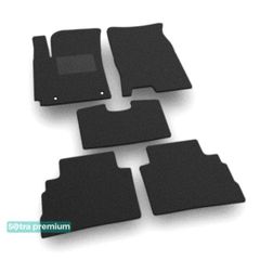 Двошарові килимки Sotra Premium Graphite для Hyundai Kona (mkI)(не електро) 2017→