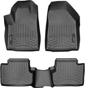 Коврики WeatherTech Black для Jeep Cherokee (KL)(no raiser floor before dead pedal) 2015-2017 - Фото 1