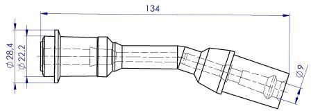 Наконечник котушки Tesla CP138 для Ford [1836729; DS7G-12A366-BB] - Фото 3