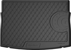 Гумовий килимок в багажник Gledring для Volkswagen Golf (mkVII) (хетчбек) 2012-2019 (з дворівневою підлогою) (нижній рівень) (багажник) - Фото 1