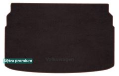 Двошарові килимки Sotra Premium Chocolate для Volkswagen T-Cross (mkI)(нижній рівень)(багажник) 2019→