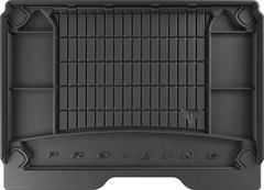Гумовий килимок у багажник Frogum Pro-Line для Citroen Berlingo (mkII); Peugeot Partner (mkII) 2008-2018 (без дворівневої підлоги)(багажник)