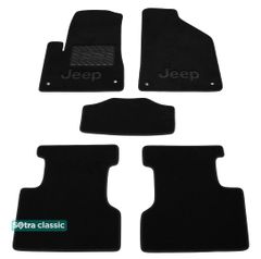 Двошарові килимки Sotra Classic Black для Jeep Cherokee (mkV)(KL) 2014→