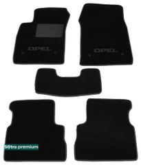 Двошарові килимки Sotra Premium Black для Opel Vectra (mkIII)(C) 2002-2008