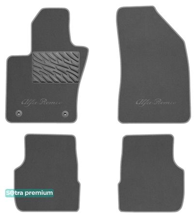 Двошарові килимки Sotra Premium Grey для Alfa Romeo Tonale (mkI) 2022→ - Фото 1