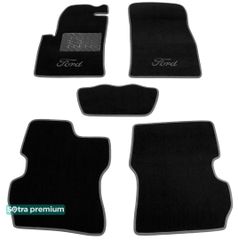 Двухслойные коврики Sotra Premium Black для Ford Fusion (mkI) 2005-2012