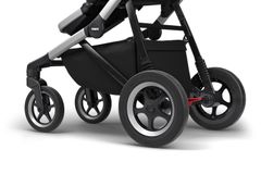 Детская коляска с люлькой Thule Sleek (Midnight Black) - Фото 9