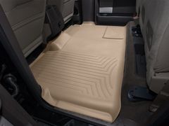 Коврики Weathertech Beige для Ford F-150 (double cab)(mkXII)(no 4x4 shifter)(no full console on 1 row)(1 fixing hook) 2009-2010 - Фото 3
