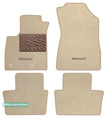 Двошарові килимки Sotra Premium Beige для Renault Austral (mkI)(MHEV) 2022→ АКПП
