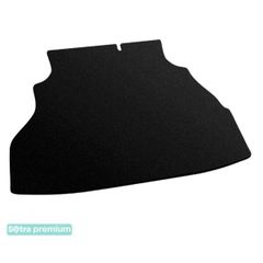 Двошарові килимки Sotra Premium Black для Nissan Primera (mkI-mkII)(P10-P11)(ліфтбек)(багажник) 1991-2001