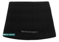 Двухслойные коврики Sotra Classic Black для Volkswagen Touareg (mkIII)(багажник) 2018→