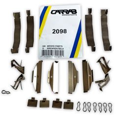 Ремкомплект передніх гальмівних колодок WP (Carrab) 2098 для Toyota Celica Ra40B/TA4# 77-81, крос-код за Quick Brake 1023