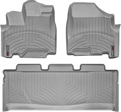 Коврики Weathertech Grey для Honda Odyssey (mkIII)(RL3,RL4)(1-2 row)(1 row 2pcs.) 2005-2010