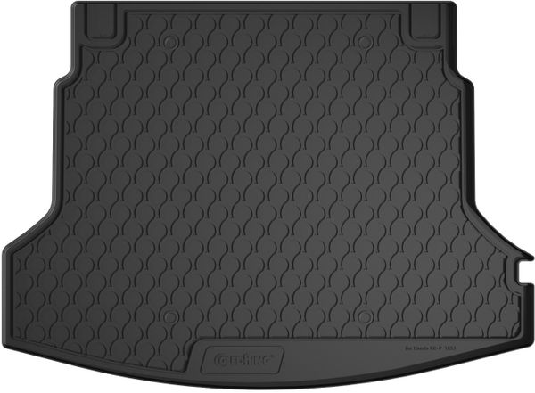 Гумовий килимок у багажник Gledring для Honda CR-V (mkIV) 2012-2016 (багажник із захистом) - Фото 2