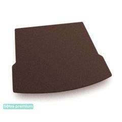 Двошарові килимки Sotra Premium Chocolate для Jaguar F-Pace (mkI)(з сіткою в лівій ніші)(багажник) 2016→