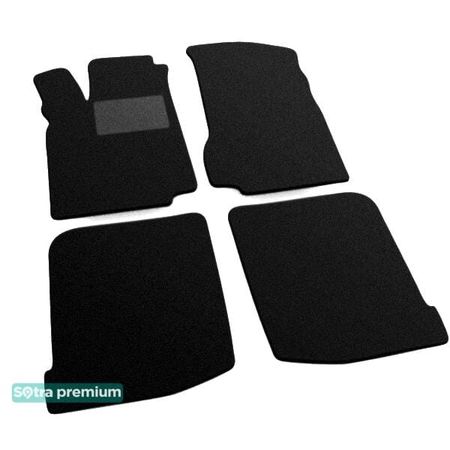 Двухслойные коврики Sotra Premium Black для Seat Cordoba (mkI) 1993-2002 - Фото 1