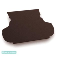 Двошарові килимки Sotra Premium Chocolate для Citroen C-Crosser (mkI)(багажник) 2007-2012