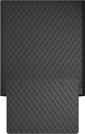 Гумовий килимок у багажник Gledring для Skoda Superb (mkIII)(універсал) 2015→ (з дворівневою підлогою)(верхній рівень)(багажник із захистом) - Фото 1