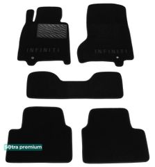 Двошарові килимки Sotra Premium Black для Infiniti G (mkIV)(2 кліпси) 2006-2013