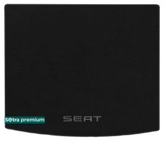Двошарові килимки Sotra Premium Black для Seat Ateca (mkI)(без дворівневої підлоги)(верхній)(багажник) 2016→