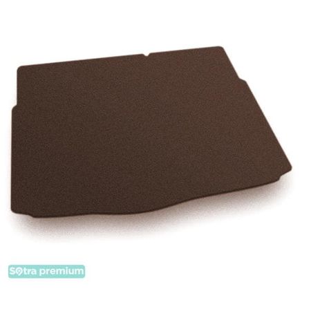 Двошарові килимки Sotra Premium Chocolate для Kia Stonic (mkI)(нижній рівень)(багажник) 2017→ - Фото 1