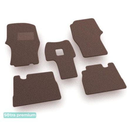Двошарові килимки Sotra Premium Chocolate для Mitsubishi Delica (mkIV) / Space Gear (mkI) 1994-2007 - Фото 1