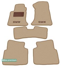 Двухслойные коврики Sotra Premium Beige для BMW 3-series (E36) 1991-1997