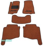 Двухслойные коврики Sotra Premium Terracotta для Jeep Grand Cherokee (mkIII)(WK) 2005-2010 - Фото 1