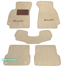 Двошарові килимки Sotra Premium Beige для Audi A6/S6/RS6 (mkIII)(C6) 2008-2011
