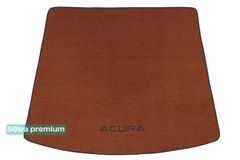 Двошарові килимки Sotra Premium Terracotta для Acura MDX (mkIII)(складений 3 ряд)(багажник) 2014-2020 - Фото 1