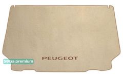 Двошарові килимки Sotra Premium Beige для Peugeot 307CC (mkI)(багажник) 2003-2008
