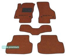 Двошарові килимки Sotra Premium Terracotta для Seat Leon (mkIII) 2012-2020